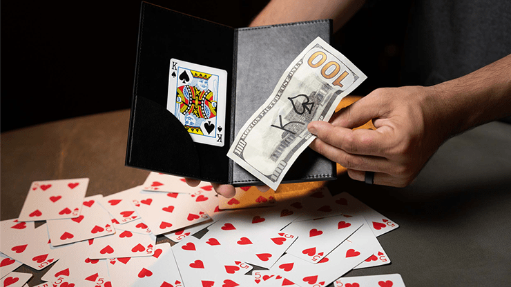 XL Z Fold Wallet (Magnetic Locking) - Merchant of Magic