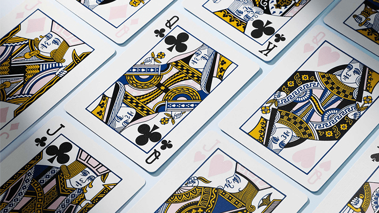 Yuci Morandi Blue 5th Playing Cards by TCC - Merchant of Magic