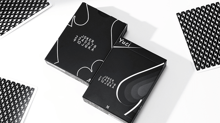 Yuci Tiny Wizard Black Playing Cards by TCC - Merchant of Magic