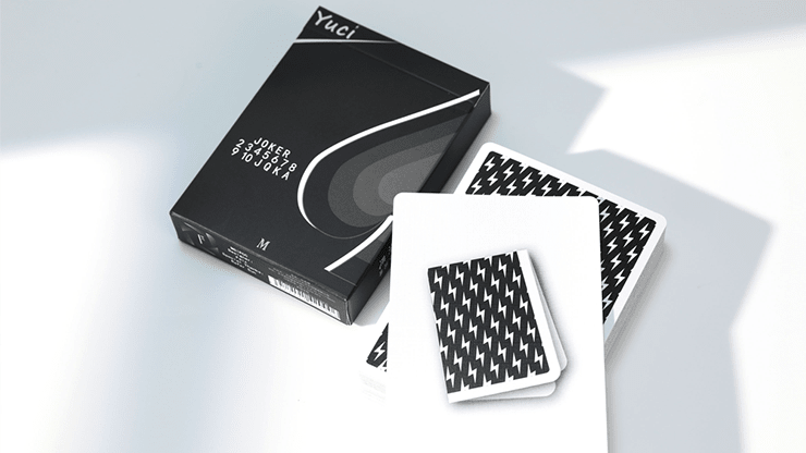 Yuci Tiny Wizard Black Playing Cards by TCC - Merchant of Magic