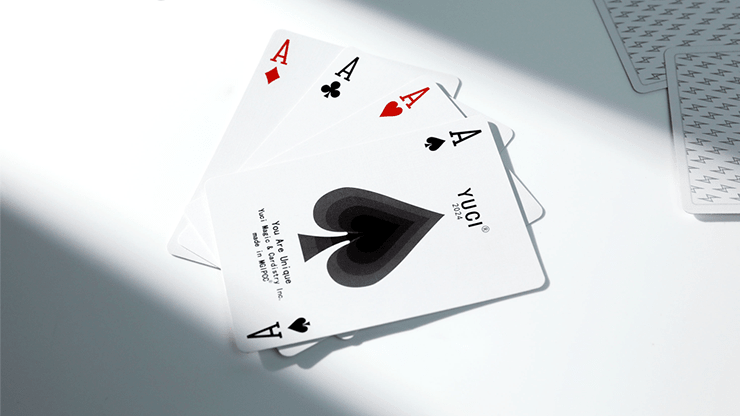 Yuci Tiny Wizard Black Playing Cards by TCC - Merchant of Magic