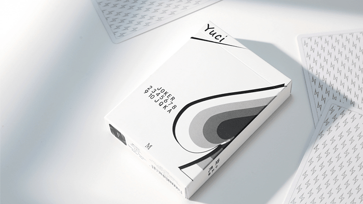 Yuci Tiny Wizard White Playing Cards by TCC - Merchant of Magic