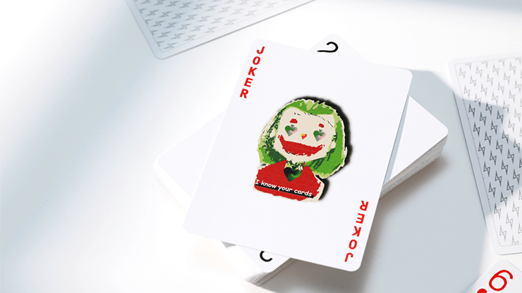 Yuci Tiny Wizard White Playing Cards by TCC - Merchant of Magic