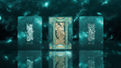Zodiac (Aquarius) Luminous Edition Playing Cards by TCC - Merchant of Magic