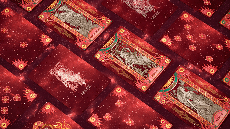 Zodiac (Aries) Luminous Edition Playing Cards by TCC - Merchant of Magic
