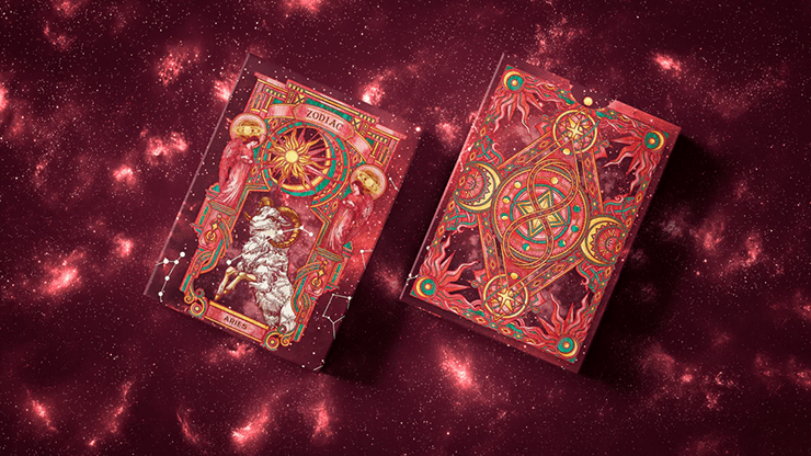 Zodiac (Aries) Luminous Edition Playing Cards by TCC - Merchant of Magic