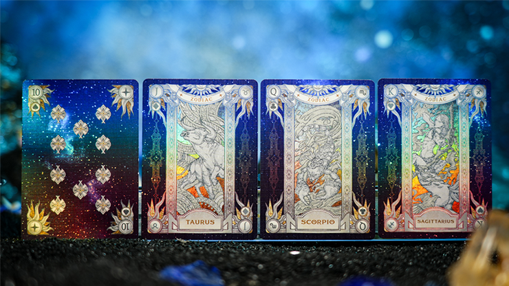 Zodiac (Astrology Chart) Luminous Edition Playing Cards by TCC - Merchant of Magic