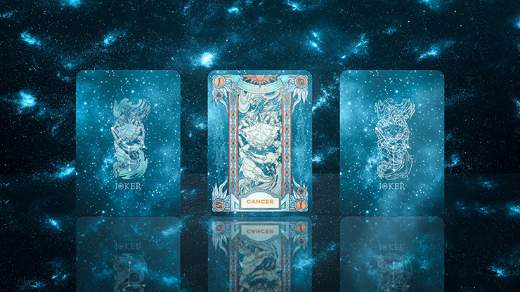 Zodiac (Cancer) Luminous Edition Playing Cards by TCC - Merchant of Magic