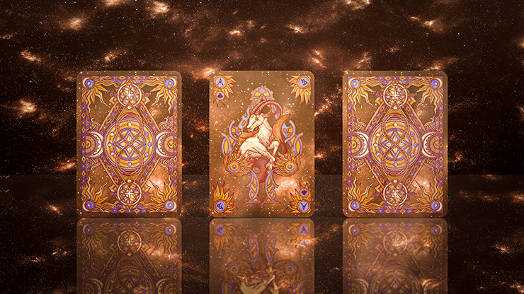 Zodiac (Capricorn) Luminous Edition Playing Cards by TCC - Merchant of Magic