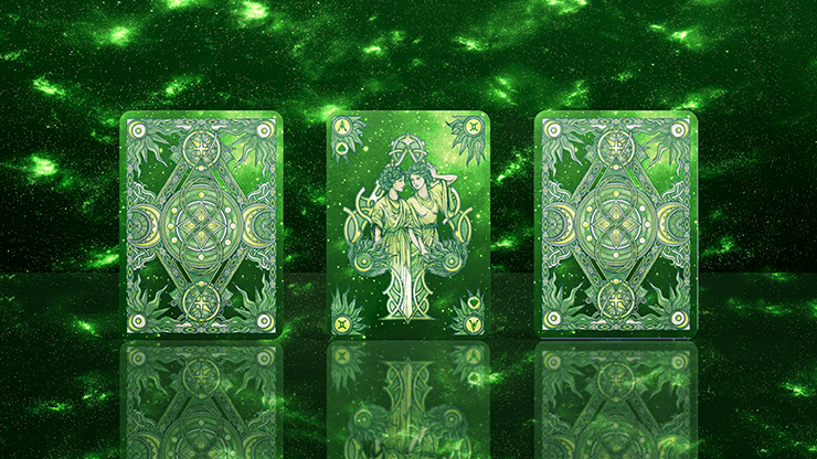 Zodiac (Gemini) Luminous Edition Playing Cards by TCC - Merchant of Magic