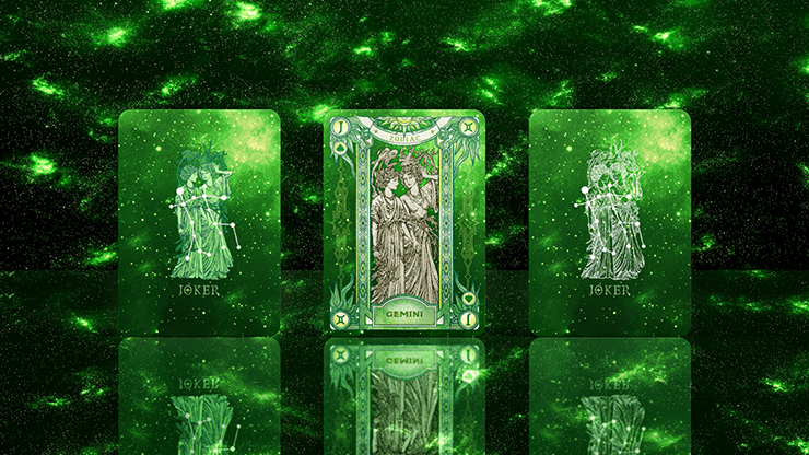 Zodiac (Gemini) Luminous Edition Playing Cards by TCC - Merchant of Magic