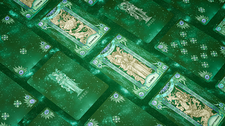 Zodiac (Libra) Luminous Edition Playing Cards by TCC - Merchant of Magic
