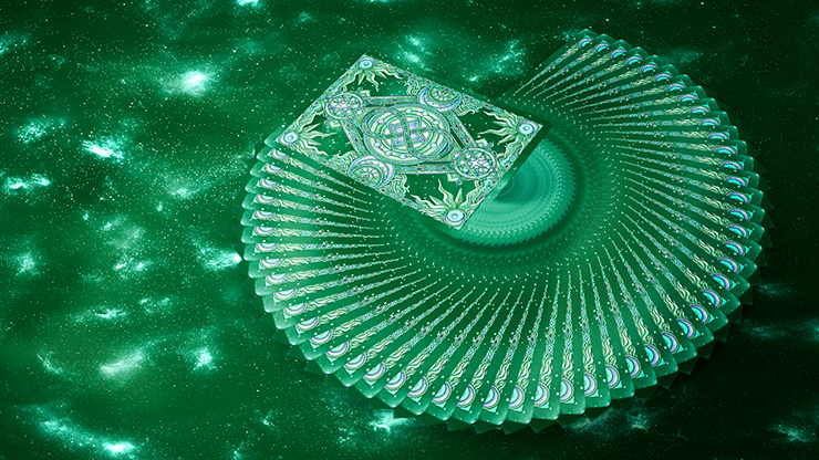 Zodiac (Libra) Luminous Edition Playing Cards by TCC - Merchant of Magic