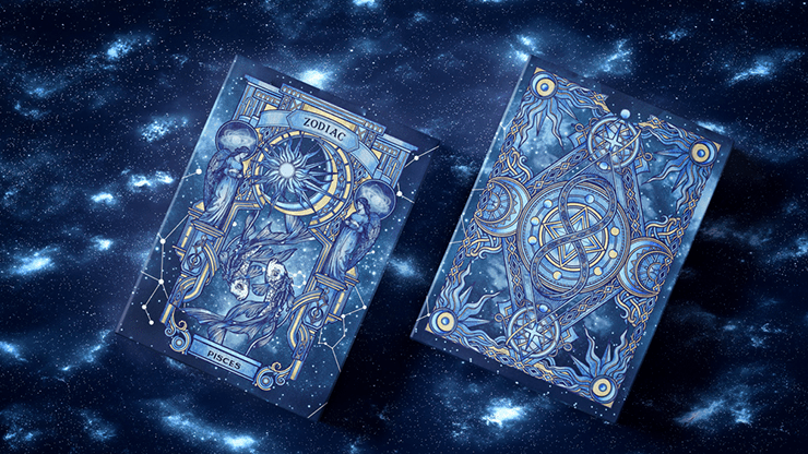 Zodiac (Pisces) Luminous Edition Playing Cards by TCC - Merchant of Magic