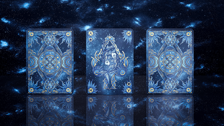 Zodiac (Pisces) Luminous Edition Playing Cards by TCC - Merchant of Magic