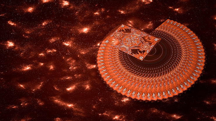 Zodiac (Sagittarius) Luminous Edition Playing Cards by TCC - Merchant of Magic