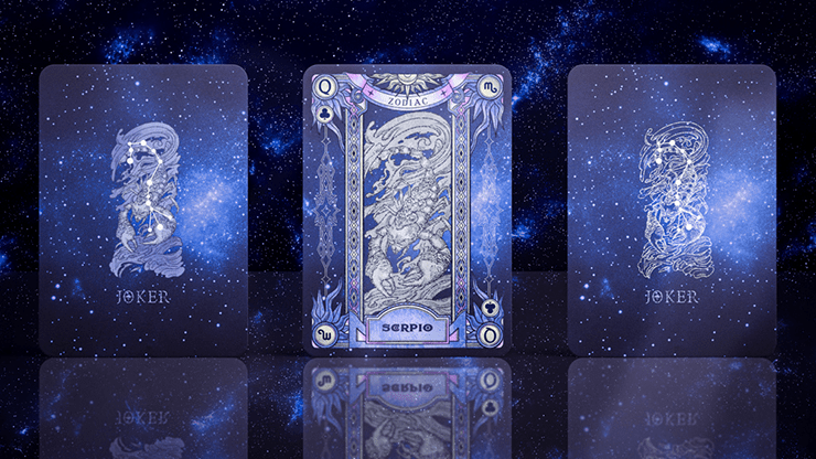 Zodiac (Scorpio) Luminous Edition Playing Cards by TCC - Merchant of Magic