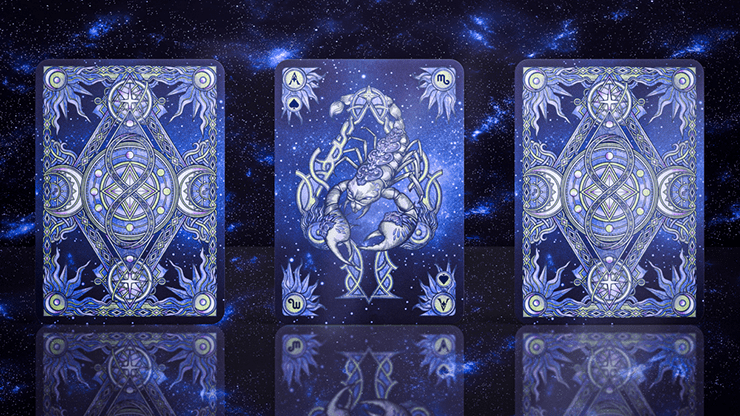 Zodiac (Scorpio) Luminous Edition Playing Cards by TCC - Merchant of Magic