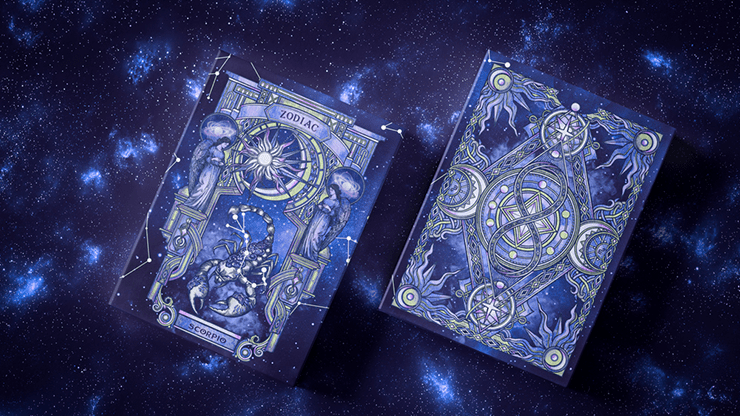 Zodiac (Scorpio) Luminous Edition Playing Cards by TCC - Merchant of Magic