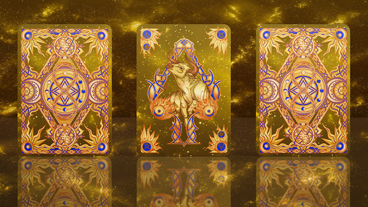 Zodiac (Taurus) Luminous Edition Playing Cards by TCC - Merchant of Magic
