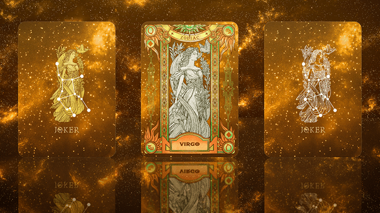 Zodiac (Virgo) Luminous Edition Playing Cards by TCC - Merchant of Magic