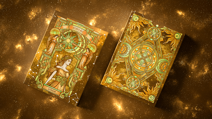 Zodiac (Virgo) Luminous Edition Playing Cards by TCC - Merchant of Magic
