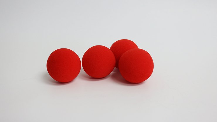 1.5 inch PRO Sponge Ball (Red) Bag of 4 from Magic by Gosh - Merchant of Magic