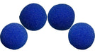2 inch - 4 x Regular Sponge Balls - Blue - Merchant of Magic