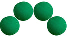 2 inch - 4 x Regular Sponge Balls - Green - Merchant of Magic