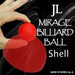 2 Inch Mirage Billiard Balls by JL (RED, shell only) - Merchant of Magic