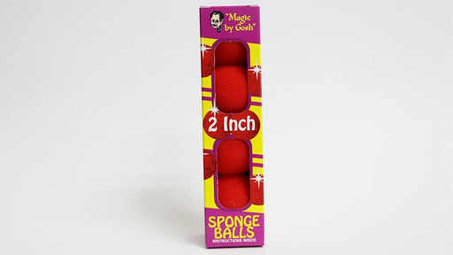 2 inch PRO Sponge Ball (Red) Box of 4 from Magic by Gosh - Merchant of Magic