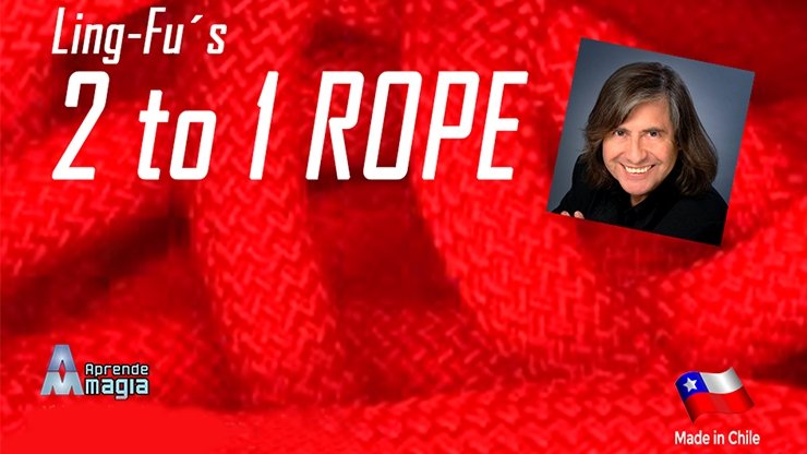 2 TO 1 Rope (Red) by Aprendemagia - Merchant of Magic