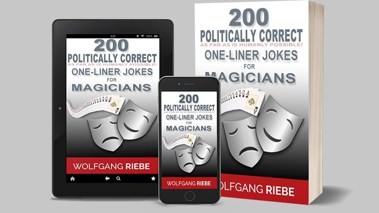 200 Politically Correct One-Liner Jokes for Magicians by Wolfgang Riebe eBook - INSTANT DOWNLOAD - Merchant of Magic
