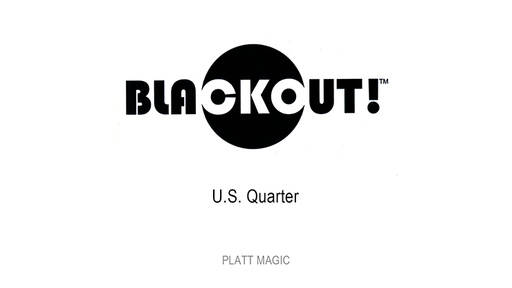 Blackout (US Quarter, With DVD) by Brian Platt - DVD