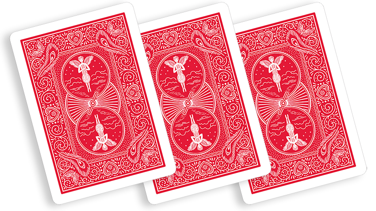 Bicycle Playing Cards 809 Mandolin Red by USPCC