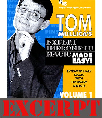 Karrel Fox's Napkin Vanish - INSTANT DOWNLOAD (Excerpt of Mullica Expert Impromptu Magic Made Easy Tom Mullica- #1, DVD)