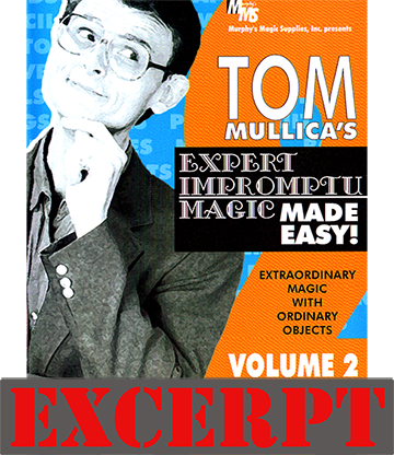 The Indian Bean Mystery - INSTANT DOWNLOAD (Excerpt of Mullica Expert Impromptu Magic Made Easy Tom Mullica- #2, DVD)