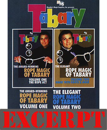 Ring & Rope - INSTANT DOWNLOAD (Excerpt of Tabary (1 & 2 On 1 Disc), 2 vol. combo, DVD)