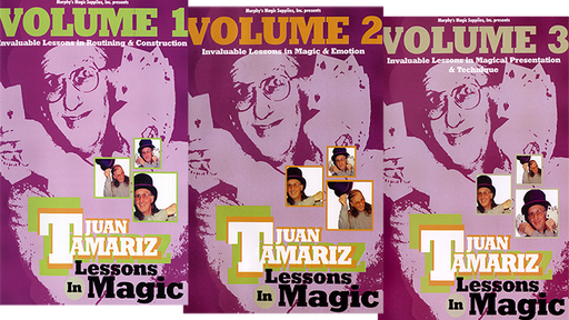 3 Vol. Combo Juan Tamariz Lessons in Magic - INSTANT DOWNLOAD