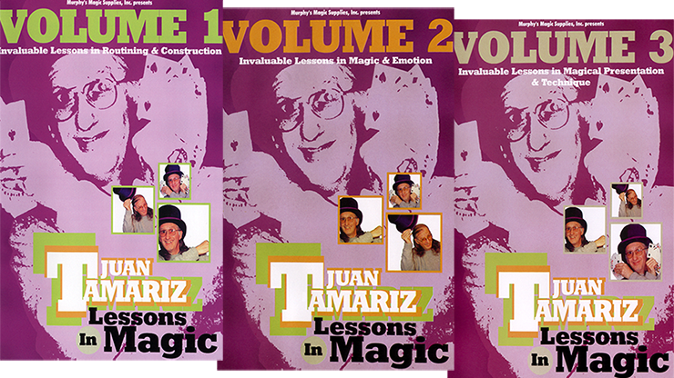 3 Vol. Combo Juan Tamariz Lessons in Magic - INSTANT DOWNLOAD
