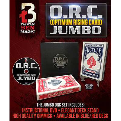 O.R.C.(Optimum Rising Card) Jumbo Red by Taiwan Ben - Merchant of Magic Magic Shop