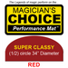Super Classy Close-Up Mat (RED, 34 inch) by Ronjo - Trick