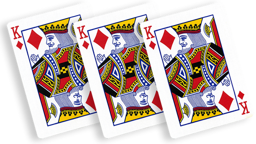 Flash Poker Card King of Diamonds (Ten Pack) - Merchant of Magic