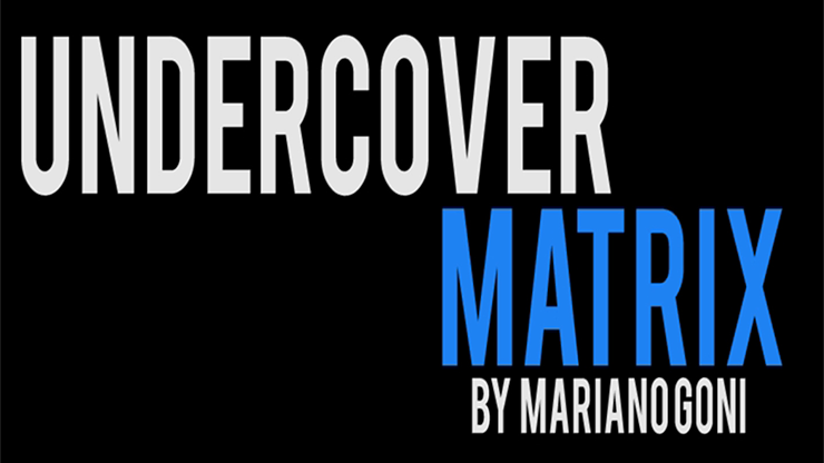 Undercover Matrix by Mariano Goñi - INSTANT DOWNLOAD