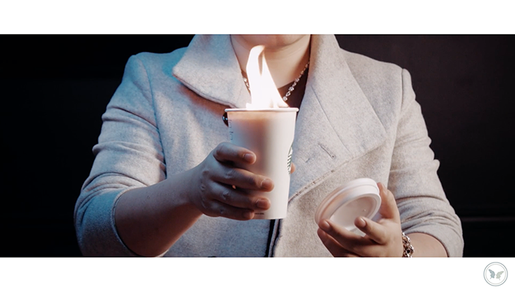 KEEP INVISIBLE - Flaming Coffee by SansMinds Creative Lab - DVD - Merchant of Magic