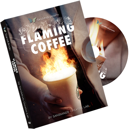 KEEP INVISIBLE - Flaming Coffee by SansMinds Creative Lab - DVD - Merchant of Magic