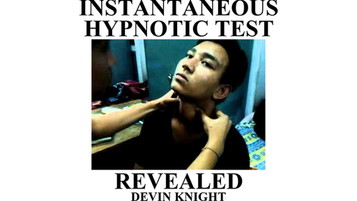 Instantaneous Hypnotic Test Revealed by Devin Knight - ebook