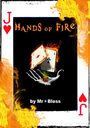 Hands of Fire by Mr Bless mixed media - INSTANT DOWNLOAD