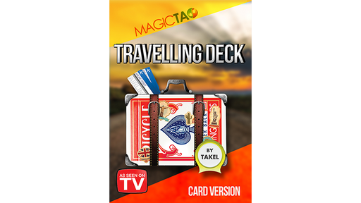 Travelling Deck Card Version Red (Gimmick and Online Instructions) by Takel - Trick - Merchant of Magic Magic Shop