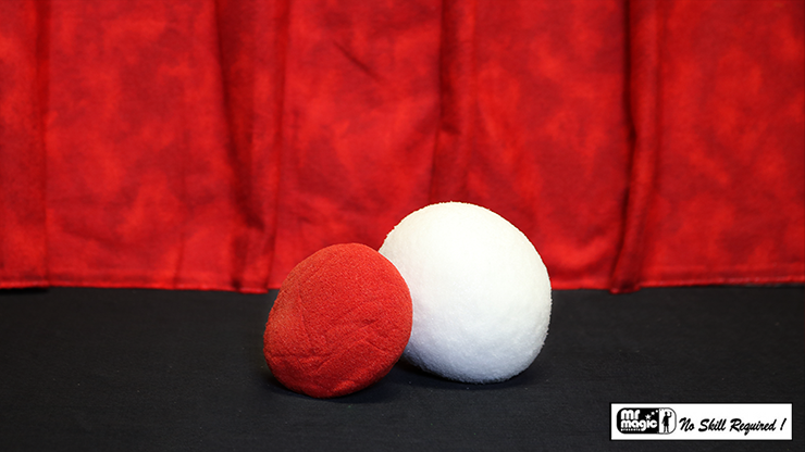 Ball to Dice (Red/White) by Mr. Magic - Trick - Merchant of Magic Magic Shop